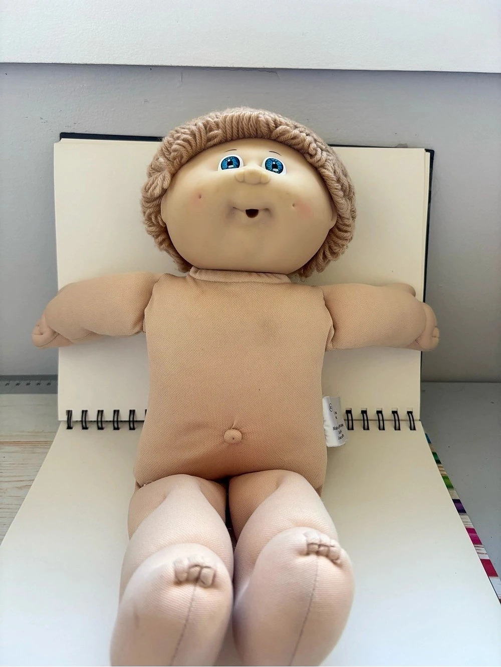 Cabbage Patch Kids blonde boy Xavier Roberts Signature Doll